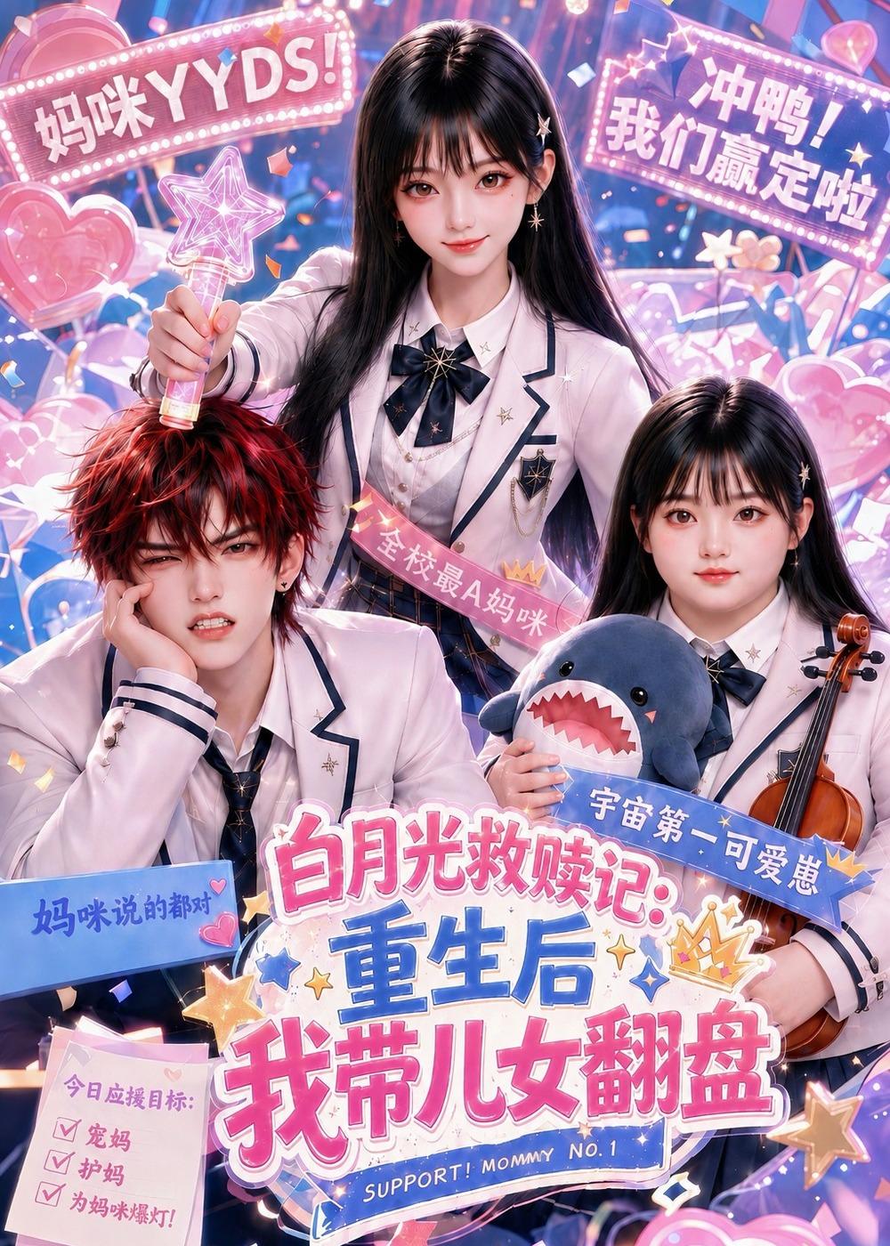 白月光救赎记：重生后我带儿女翻盘(全集)